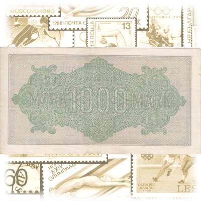 1922 1000 Mark Tausend Reichsmark Reichsbanknoten #13471 (800x428)