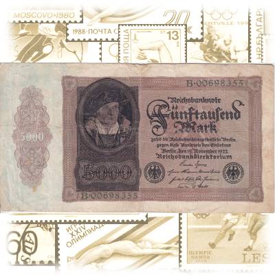 1922 5000 / Fünftausend Mark Deutsches Reich ... #13472 (800x438)