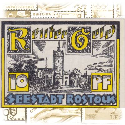 Reutergeld Seestadt Rostock 10 Pfennig #13541 (800x574)