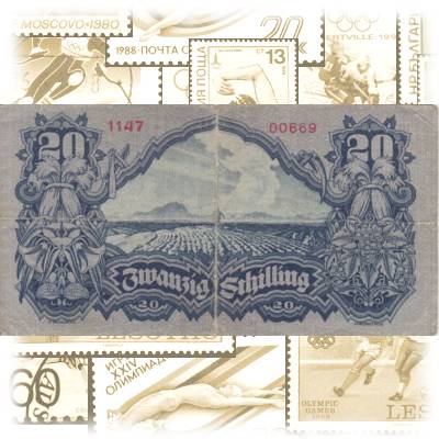 Österreich Banknote 20 Schilling 1945 #13852 (800x421)