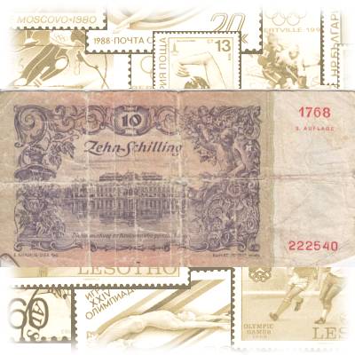 Österreich Banknote 10 Schilling 1950 #13854 (800x401)