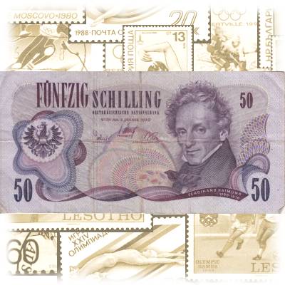 Österreich Banknote 50 Schilling 1970 #13857 (800x400)