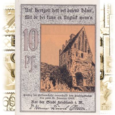Reutergeld von Stadt Friedland in 10 Pfennig RS #13963 (600x812)