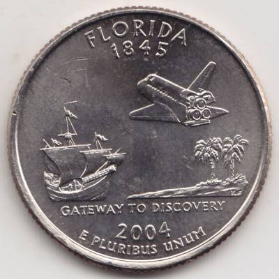 2004-2004 0,25 Dollar Quarter Dollar Florida 1845 #14473 (800x800)
