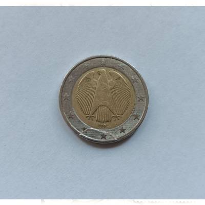 2€ Münze 2002 Deutschland mit Fehlprägung ... #14554 (800x753)