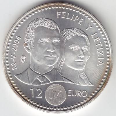 12 Euro Silbermünze 2004 Spanien #1506 (800x800)