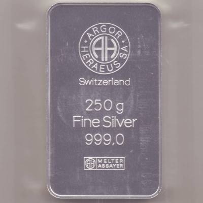 Silberbarren Switzerland Argor-Heraeus 250 Gramm #2524 (800x800)