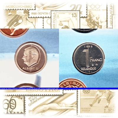 KMS Belgien 1998 1 Francs / Franken #2541 (1000x515)