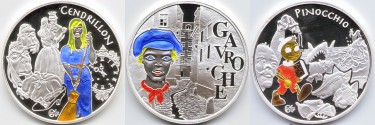 1,5 Euro Gedenkmünzen Märchen von Frankreich