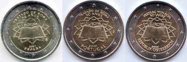 2 Euro Gedenkmünze Verschiedener Euro-Länder