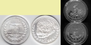 Lunar-Serie von Somaliland zu 1 Unze 999/1000 Silber