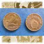 Münze zu 2 Forint von Ungarn 1970
