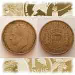 Münze von Spanien zu 100 / CIEN-Pesetas 1984