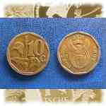 Kleinbild Münze 10 Cent Süd-Afrika 2008