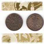  sterreich 20 Groschen 1950, 1951 und 1954