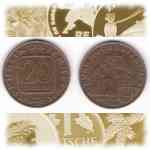 20 Schilling  sterreich Burg Hochosterwitz Kärnten 1983, 1991, 1992, 1993