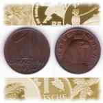 1 Groschen-Münzen  sterreich 1925 bis 1936