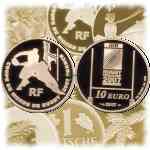 Kleinbild 10 Euro Goldmünze 6. Rugby ...