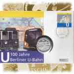 Numisbrief mit 10 Euro 100 Jahre Berliner U-Bahn