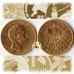 20 Gold-Mark Preußen Wilhelm II. 1890 Goldmünze