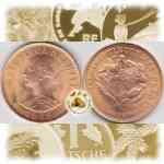 50 Pesos Chile von 1969 Goldmünze CINCO CONDORS CENTUENTA PESOS