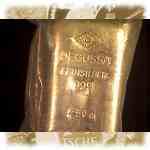 250g Silber-Barren Schmiede Degussa gegossen
