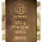 250g Silber-Barren Argor-Heraeus Schweiz