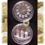 5 Euro-Münze Willkommen Euro San Marino 2002