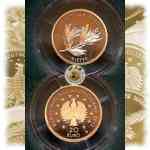 20 Euro Deutscher Wald Kiefer von 2013 Goldmünze