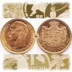 20 Kronen Dänemark Goldmünzen 1908, 1909, 1910, 1911, 1912