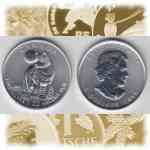 1 Unze Kanada Wildlife-Serie Timber-Wolf 2011 Silber