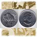 1 Unze Kanada Wildlife-Serie Bison 2013 Silber