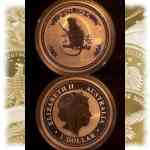 1 Unze-oz Lunar Year of the Monkey / Affen Australien 2004 Silber