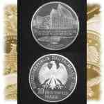 10-DM Silber Stalsund Katharinenkloster Meeres-Museum 2001