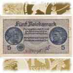 5 / Fünf Reichsmark Deutschland