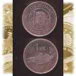 Münzen zu 1 Krone Island 1989 bis 2000