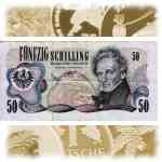 Banknote 50 Schilling von  sterreich - Vorderseite.