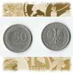 50 Groszy / Groschen Republik Polen 1990 bis 1998