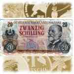Banknote zu 20 Schilling von  sterreich Vorderseite