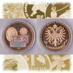 10000 Kronen  sterreich Medaille Banknoten-Prägung