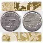 25 Cents Niederlande 1982-2001, ST und Proof/PP