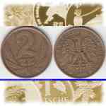 2 Zt - Zloty Münze Polen (POLSKA) von 1975-1985 Wert