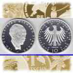 Kleinbild Richard Strauss 10 Euro Gedenkmünze ...