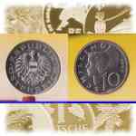 10-Schilling-Münze von  sterreich 1974-2001 KMS 2000