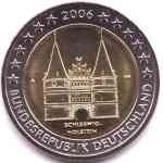 2-Euro Gedenkmünze Deutschland 2006 Schleswig-Holstein