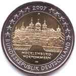 2-Euro Gedenkmünze Deutschland 2007 Mecklenburg-Vorpommern