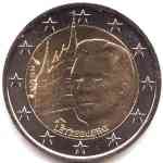 2-Euro Gedenkmünze Luxemburg 2007 Palast v. Großherzog
