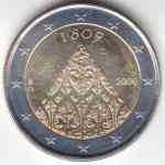 2-Euro Gedenkmünze Finnland 2009 Reichstag zu Porvoo