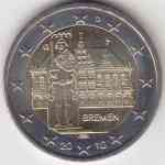 2-Euro Gedenkmünze Deutschland 2010 Bundesland Bremen