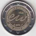 2-Euro Gedenkmünze Belgien 2010 EU-Ratspräsidentschaft